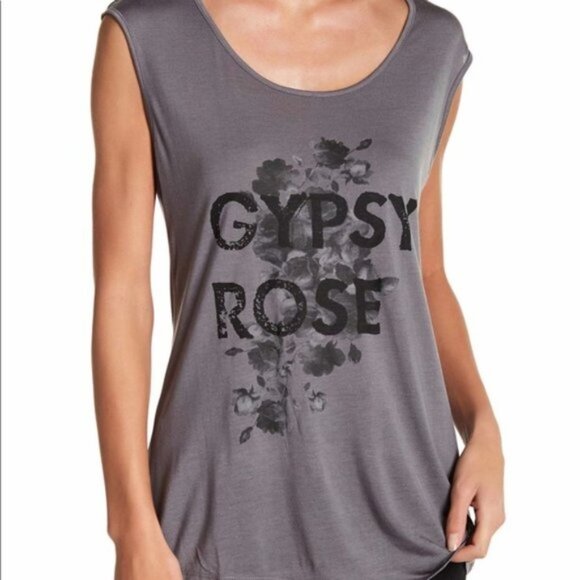 Haute Hippie Gypsy Rose Graphic Boyfriend Tee - Picture 2 of 5